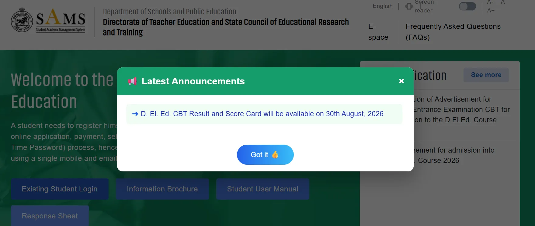 Odisha DELEd Result 2026 Releasing on August 30 - Check Expected Time, Official Website and More
