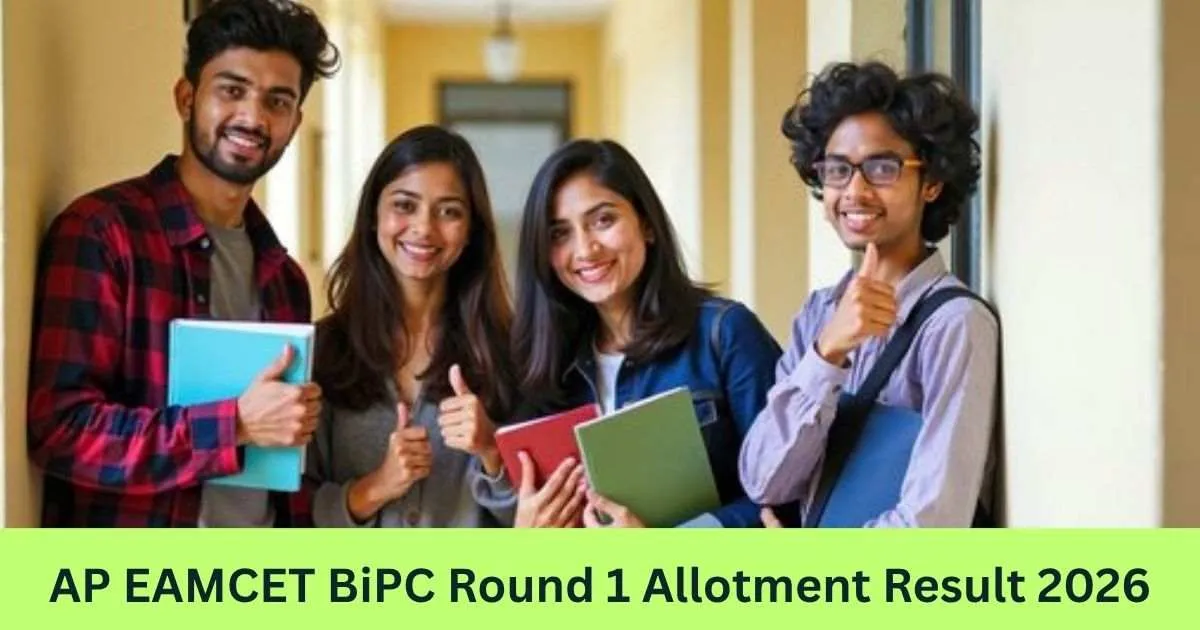 AP EAPCET BiPC STREAM Seat Allotment Result 2026; Download EAMCET Admission Status at cap.apcfss.in