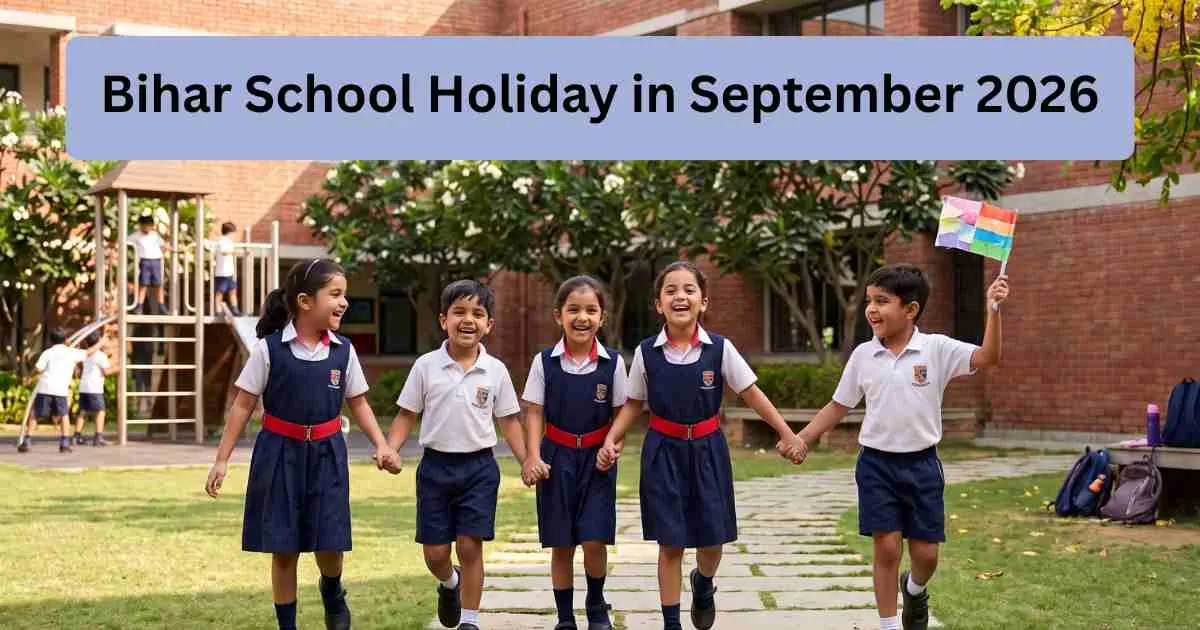 Bihar School Holiday in September 2026