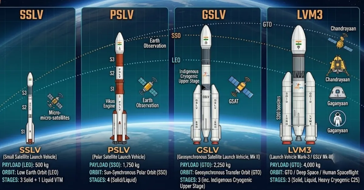 SSLV PSLV GSLV LVM