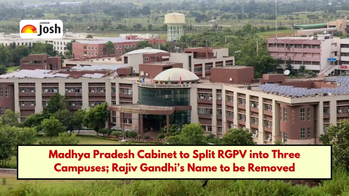 Madhya Pradesh Cabinet to Split RGPV into Three Campuses Across Bhopal, Ujjain, and Jabalpur; Rajiv Gandhi’s Name to be Removed