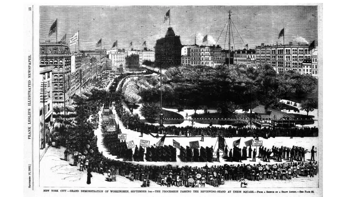 First Labor Day Parade