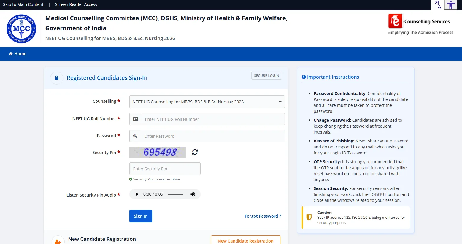 NEET UG Counselling 2026: Round 2 Registrations Begin at mcc.nic.in, Steps to Apply, Direct Link Here