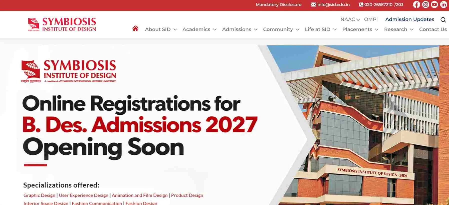 SEED B.Des 2027 Application Form Releasing Soon; Direct Link & Details at sid.edu.in
