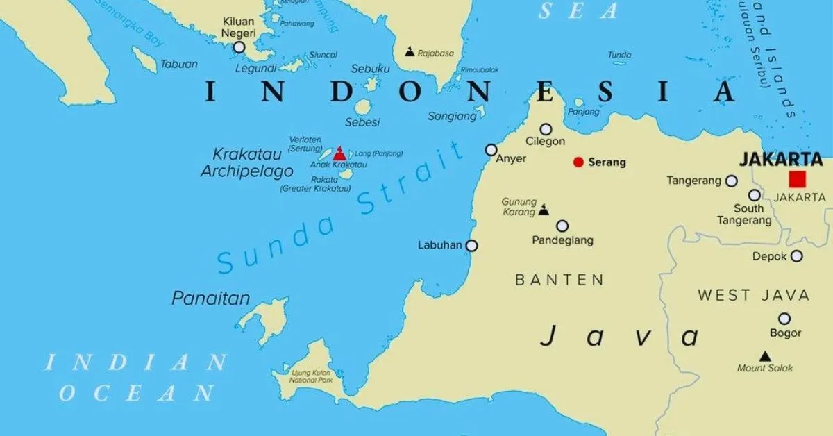 Anak Krakatau Location