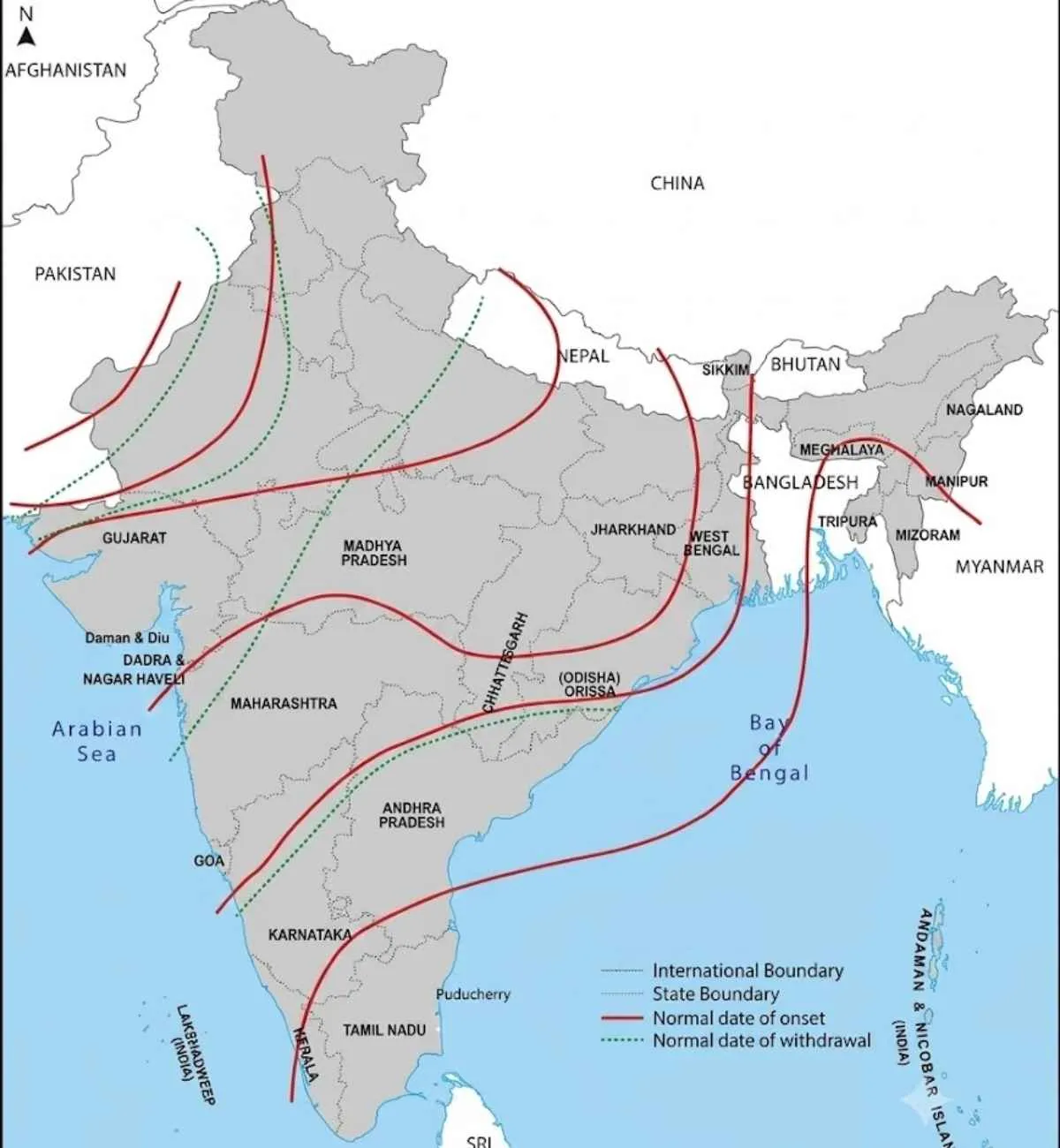 Advancing Monsoon