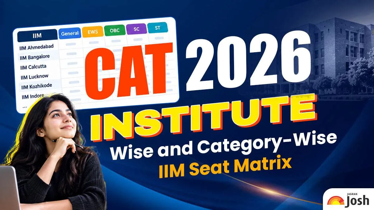 CAT 2026: Institute-Wise and Category-Wise IIM Seat Matrix