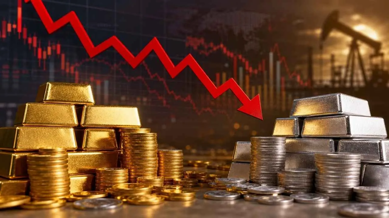 Gold and Silver prices fall on MCX today, The prices are down globally. (Image: AI Generated)