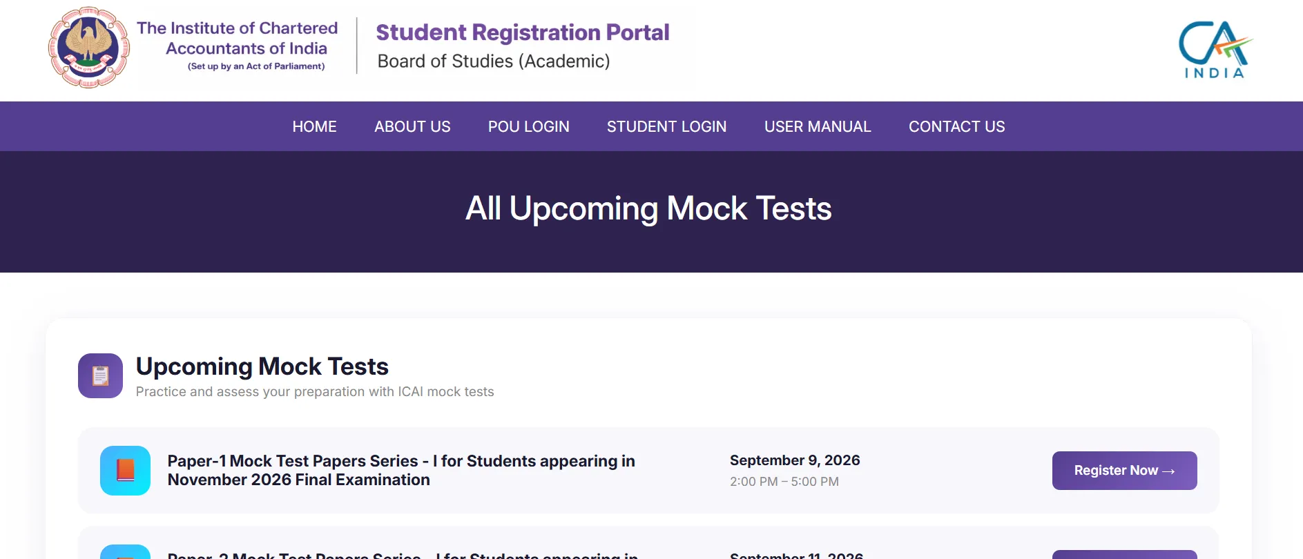 CA Final November 2026 Mock Tests Start From September 9, Check Complete Paper-Wise Schedule