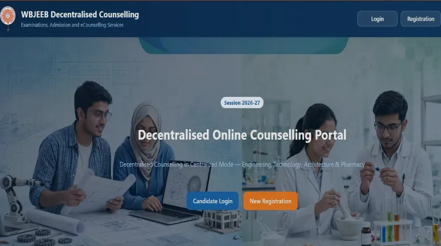 WBJEE DCAP 2026 Phase 1 Registration Last Date Extended to September 9; Check Revised Schedule