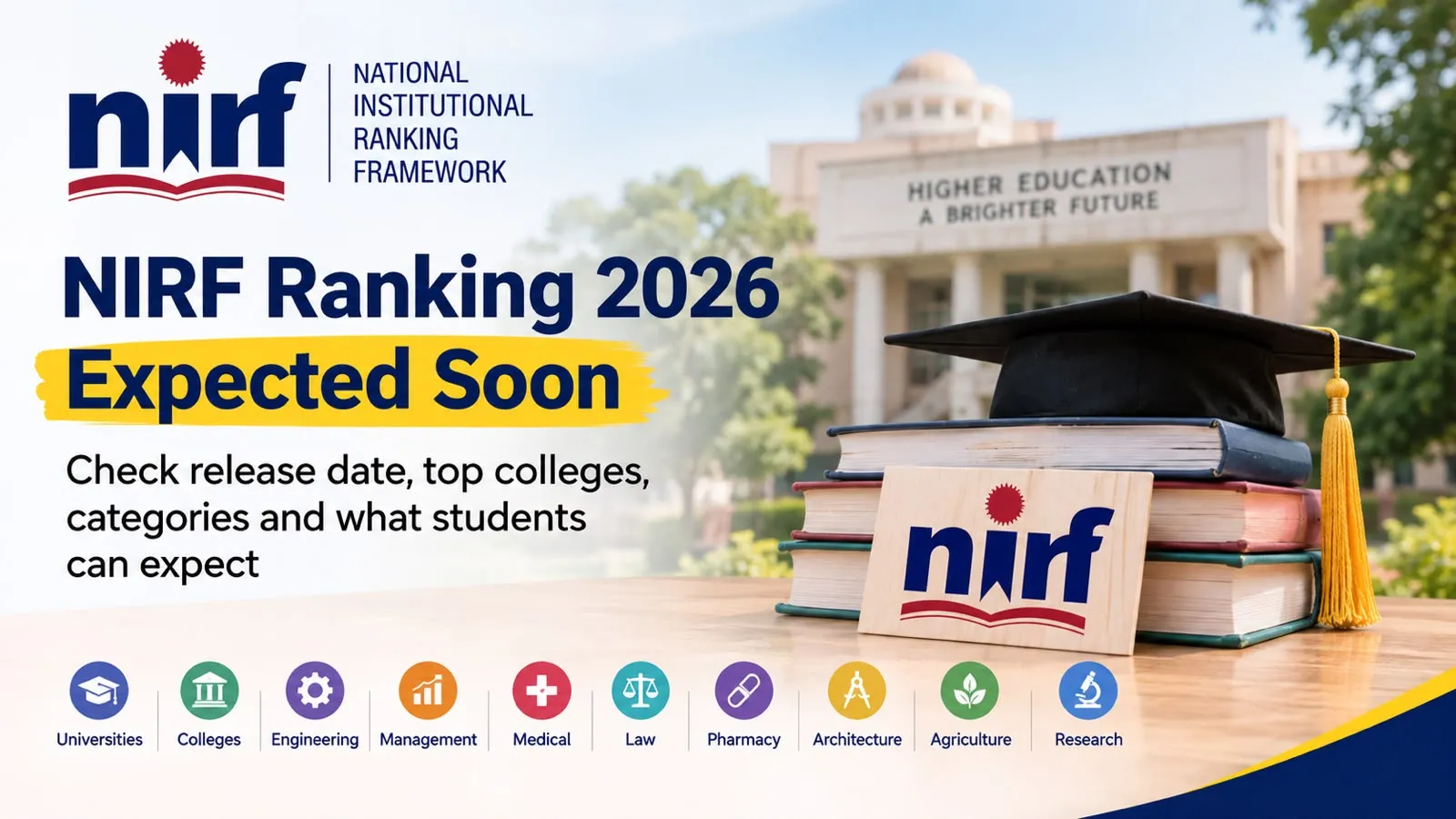 NIRF Ranking 2026 Soon; Check Release Date, Top Colleges, Past Year Trends, Expected Time