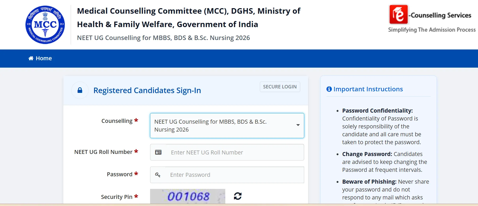 NEET UG 2026 Round 2 Choice Filling, Locking Ends Today; Seat Allotment On September 11