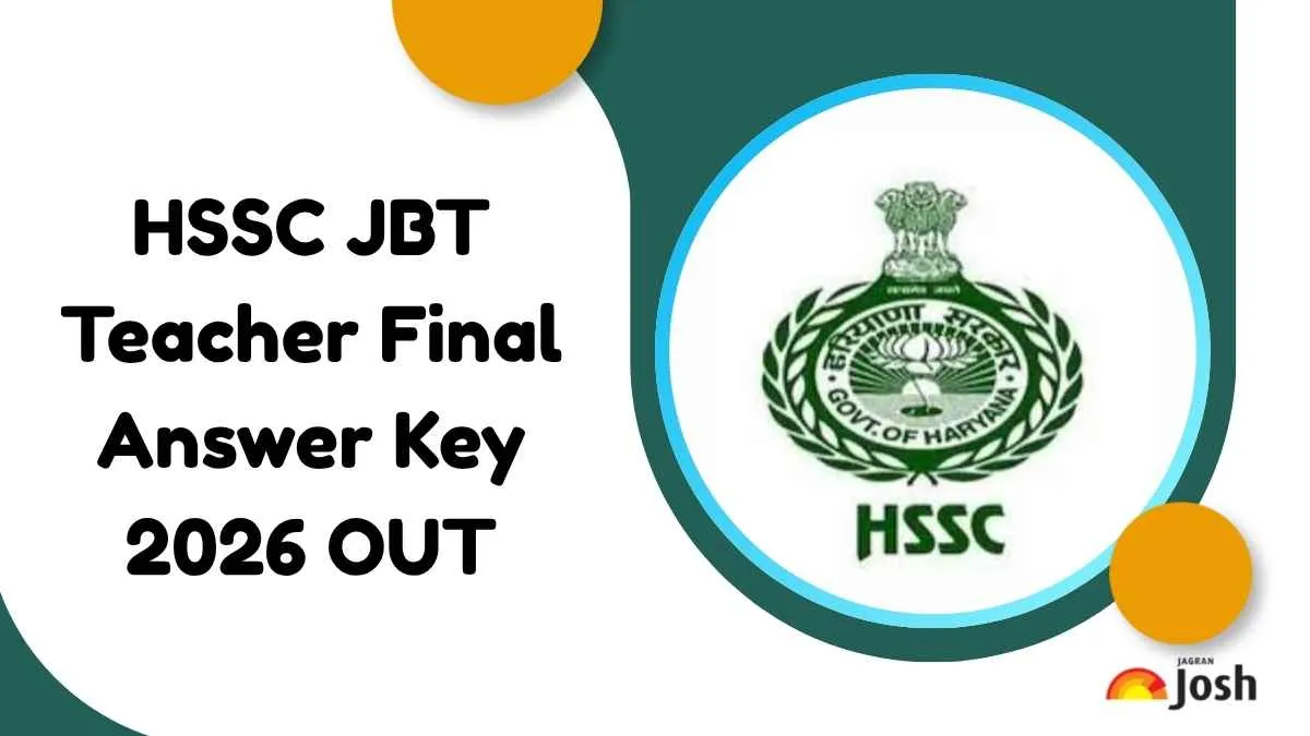 HSSC JBT Teacher Final Answer Key 2026 OUT: इस लिंक से डाउनलोड करें ...