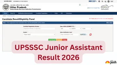 UPSSSC Junior Assistant Result 2026 Declared on Sep 15; 46282 Shortlisted UPSSSC Junior Assistant Result 2026 Declared on Sep 15; 46282 Shortlisted