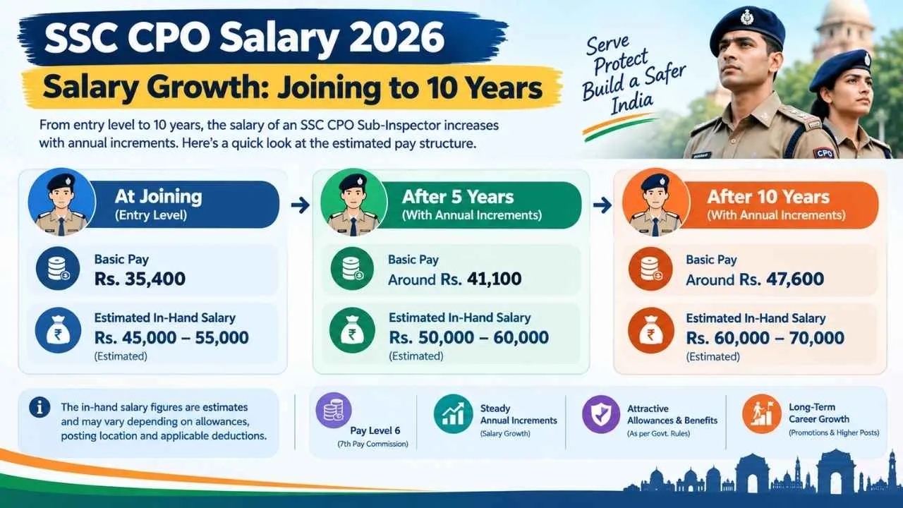 SSC CPO Salary Info 2