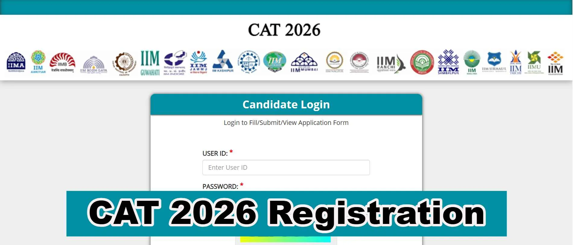 CAT 2026 Registration Closes Tomorrow at iimcat.ac.in; Check Direct Link, Registration Fees & Important Dates