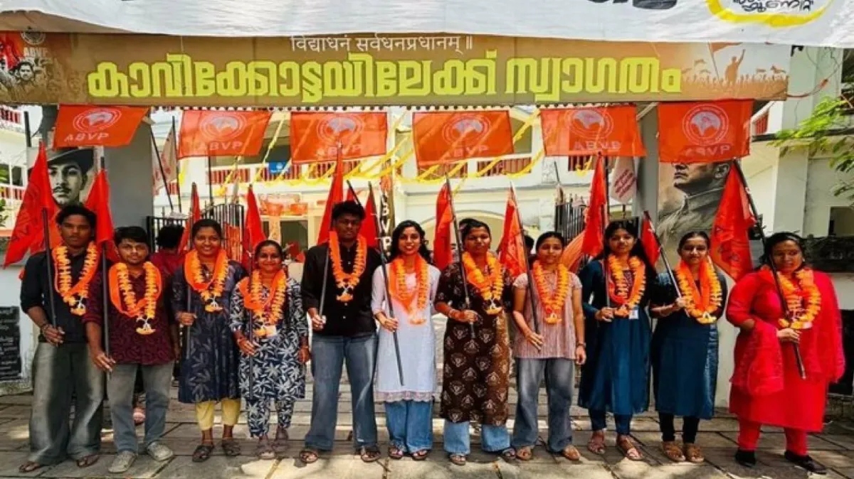 ABVP Wins All Seats In Kerala College Student Union Elections After 40 Years, Ousts SFI