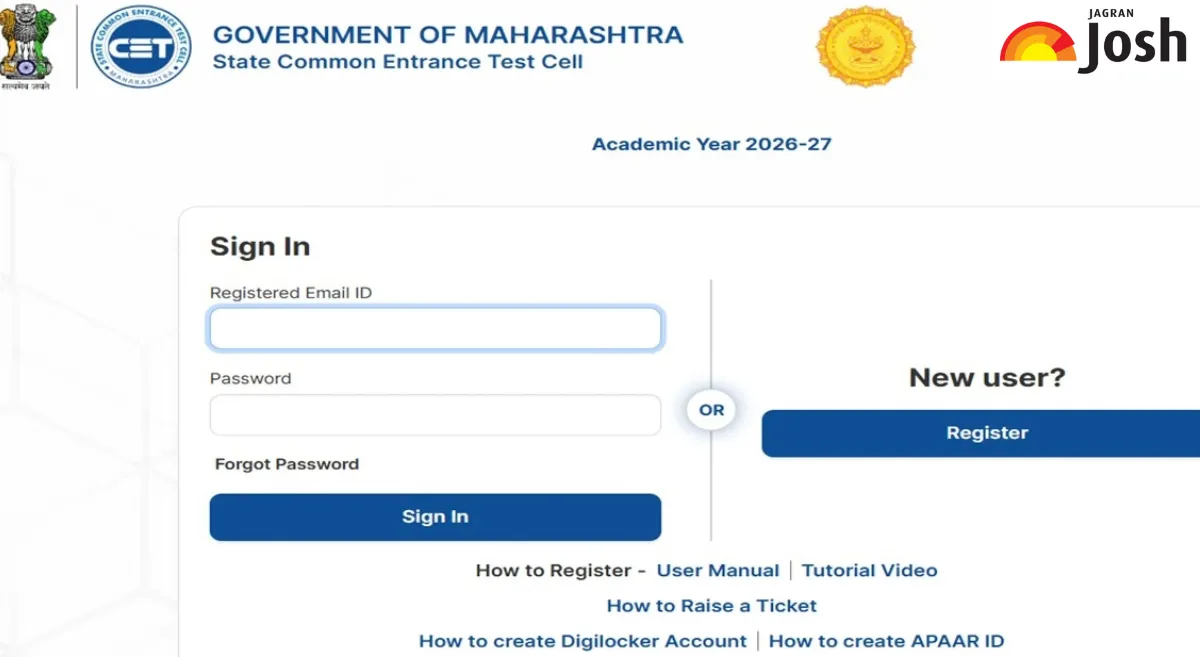 Maharashtra NEET UG Round 3 Counselling Registration 2026 Begins at medical2026.mahacet.org; Check Full Schedule