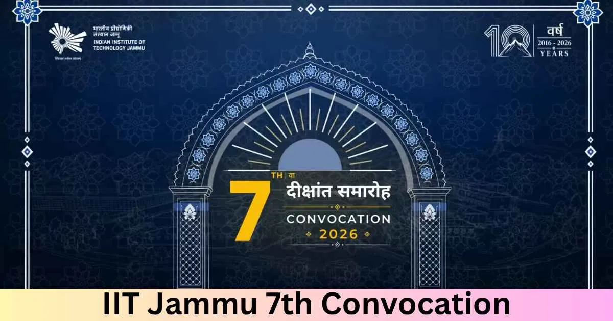 IIT Jammu 7th Convocation 2026
