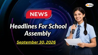 School Assembly News Headlines (September 30, 2026): Neeru Dhanda Wins First Individual Gold, Bodhana's WGM Record, IIP 8 Percent Growth & Other News
School Assembly News Headlines (September 30, 2026): Neeru Dhanda Wins First Individual Gold, Bodhana's WGM Record, IIP 8 Percent Growth & Other News
