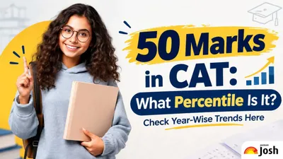 50 Marks in CAT: What Percentile Is It? Check Year-Wise Trends Here 50 Marks in CAT: What Percentile Is It? Check Year-Wise Trends Here