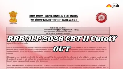 RRB ALP CBT 2 Cutoff Marks Released for CEN 01/2025; Download Now RRB ALP CBT 2 Cutoff Marks Released for CEN 01/2025; Download Now