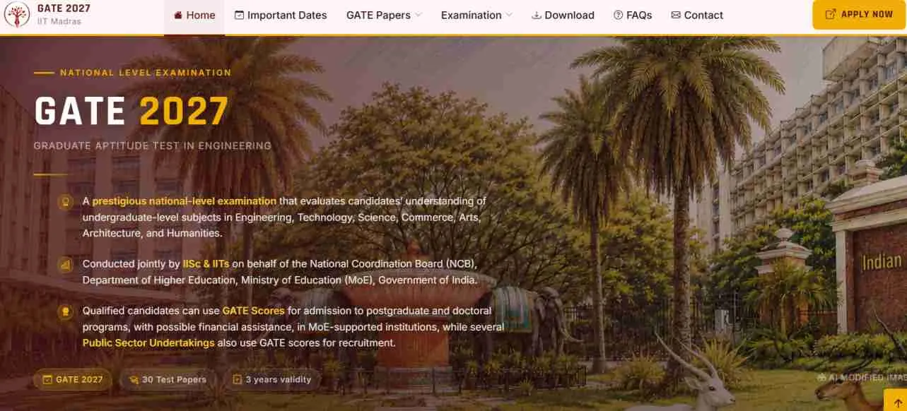 GATE 2027 Registration Ends October 5; Know How To Apply At goaps.iitm.ac.in; Fees, Exam Dates