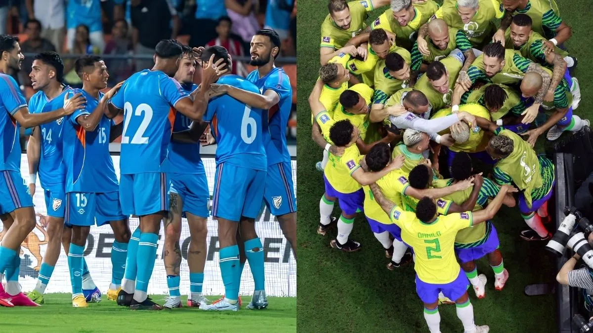 India vs Brazil (Image Source: X.com)