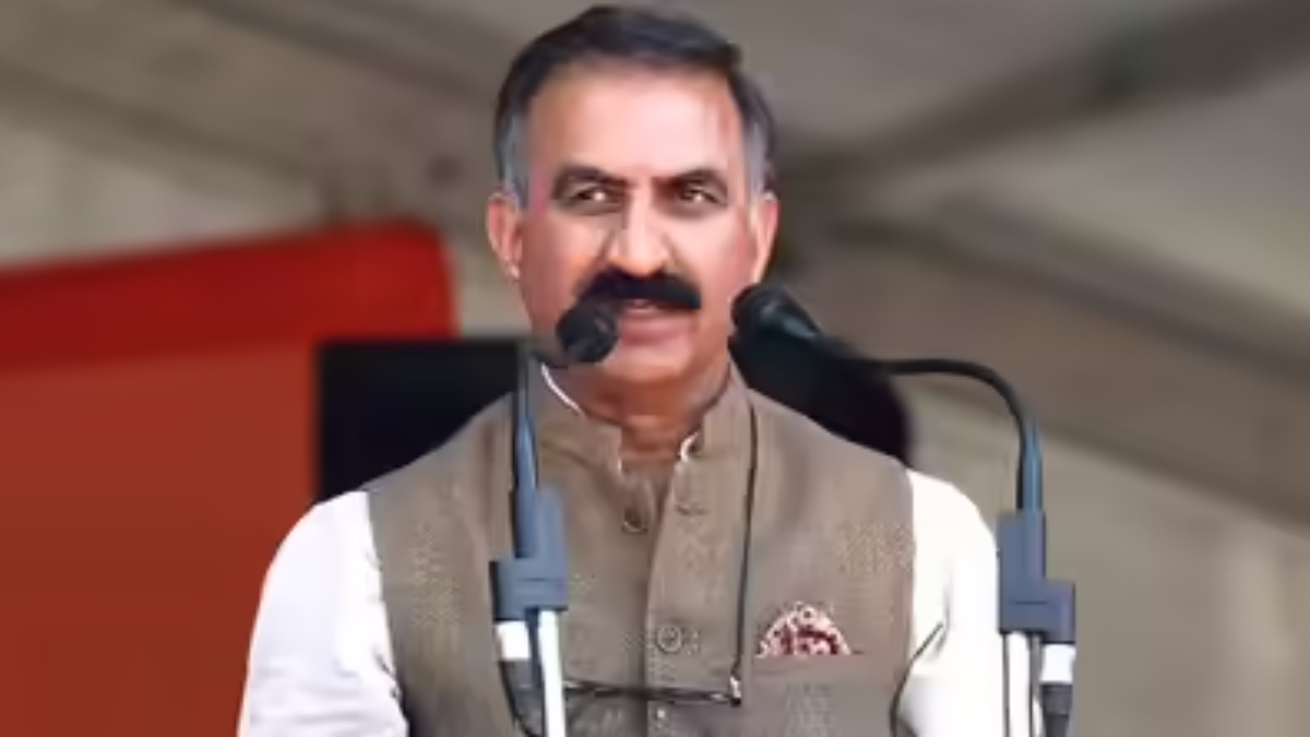 Himachal Pradesh Chief Minister Sukhvinder Singh Sukhu.