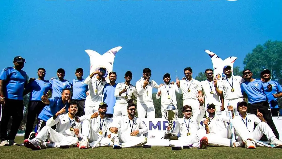 Irani Cup 2026 Winners (Image Source: X.com)