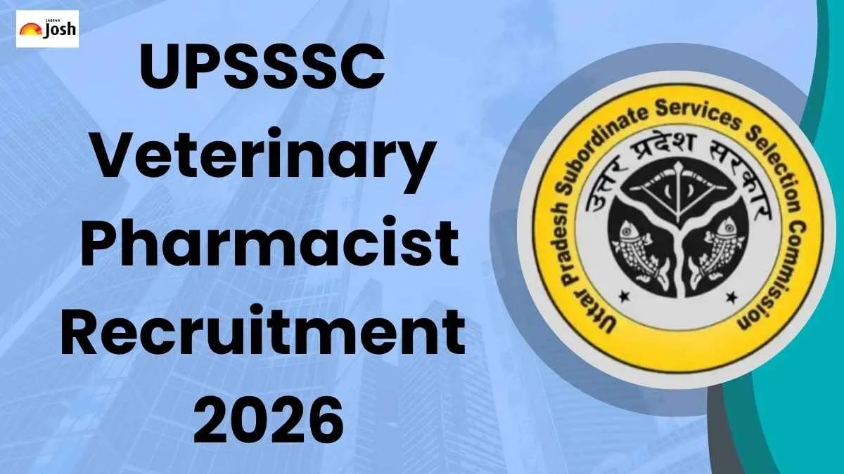 UPSSSC Veterinary Pharmacist Recruitment 2026