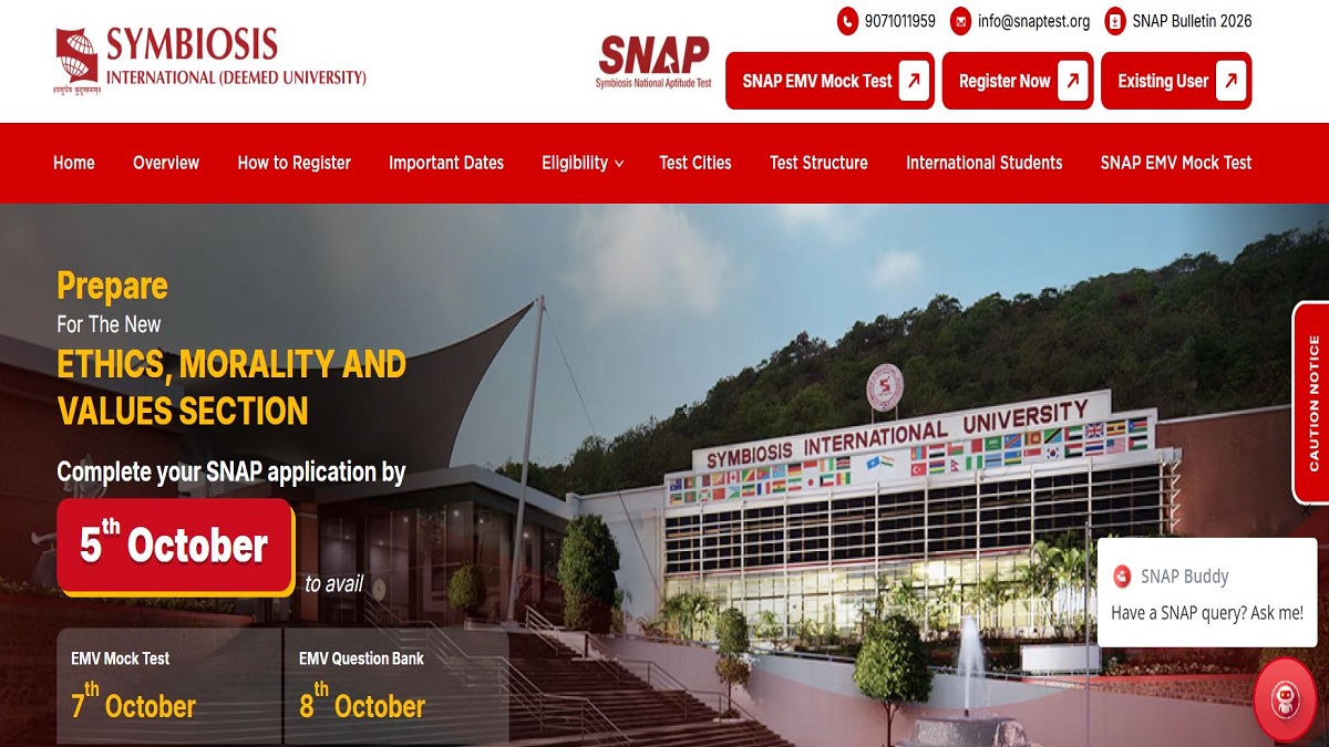 SNAP 2026 New Ethics, Morality and Values Section Introduced