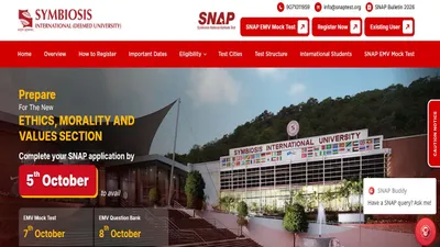 SNAP 2026 New Ethics, Morality and Values Section Introduced, Submit Applications By Today to Avail Mock Test and Question Bank SNAP 2026 New Ethics, Morality and Values Section Introduced, Submit Applications By Today to Avail Mock Test and Question Bank