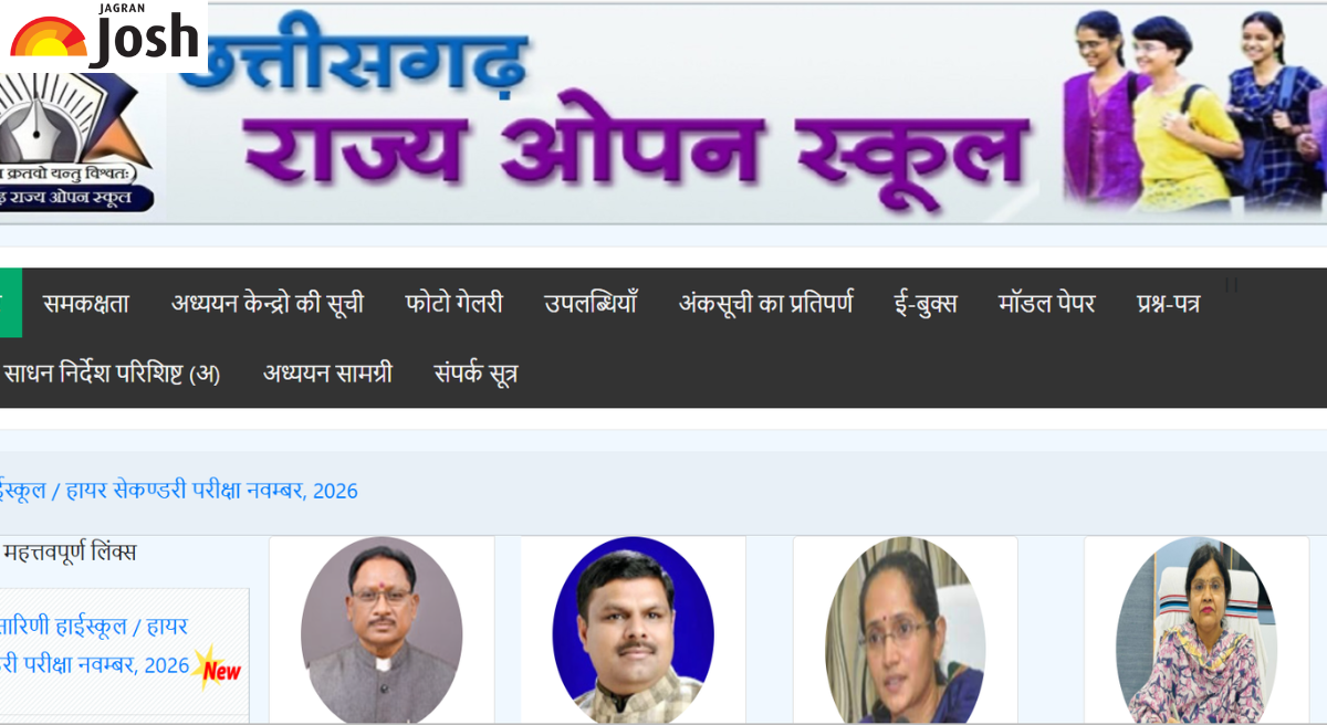 Chhattisgarh Open School Time Table 2026 Released: Check CGSOS Class 10th, 12th Exam Dates; PDF Link Here