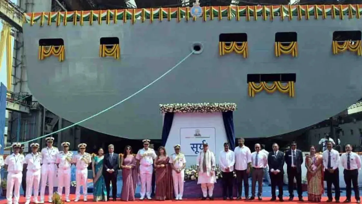 The two developments underscore India’s extending focus on indigenous shipbuilding