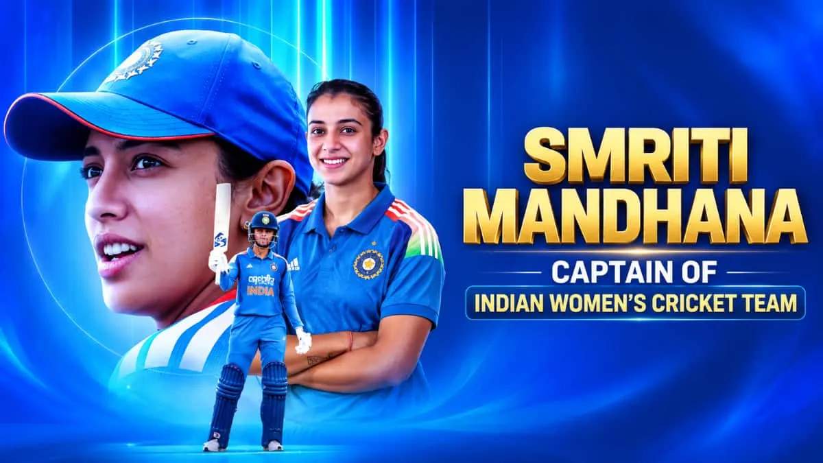 Smriti Mandhana Appointed as New Captain of Indian Women’s Cricket Team