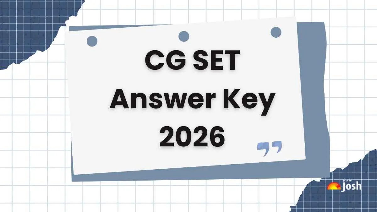 CG SET Answer Key 2026 PDF डाउनलोड करें
