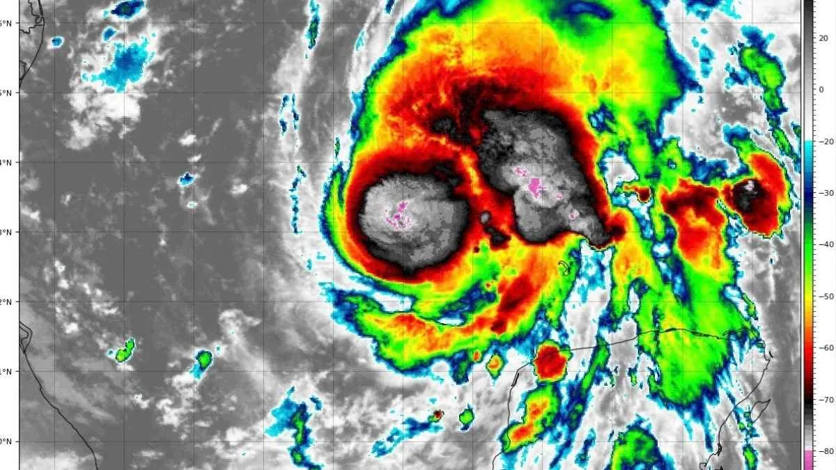 Hurricane warning today. (Photo: NOAA/X)
