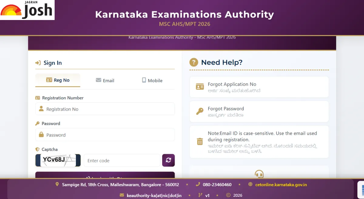 KEA M.Sc Nursing, MPT & M.Sc AHS Admission 2026: First Round Option Entry Guidance Released