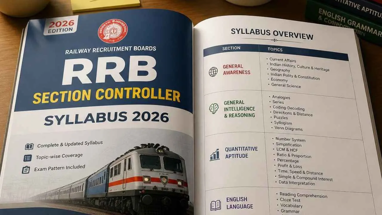[Latest] RRB Section Controller Syllabus 2026: आरआरबी सेक्शन कंट्रोलर सिलेबस और नया एग्जाम पैटर्न