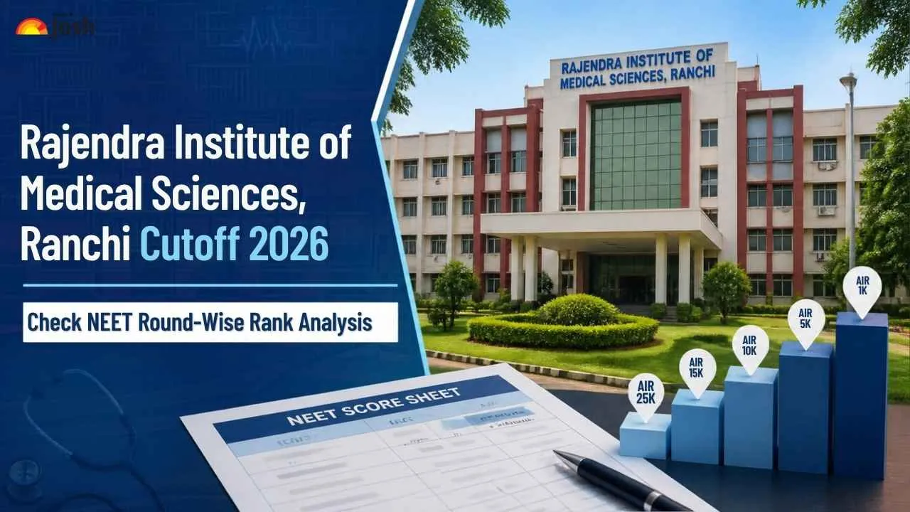 Rajendra Institute of Medical Sciences, Ranchi Cutoff 2026: Check NEET Round-Wise Rank Analysis