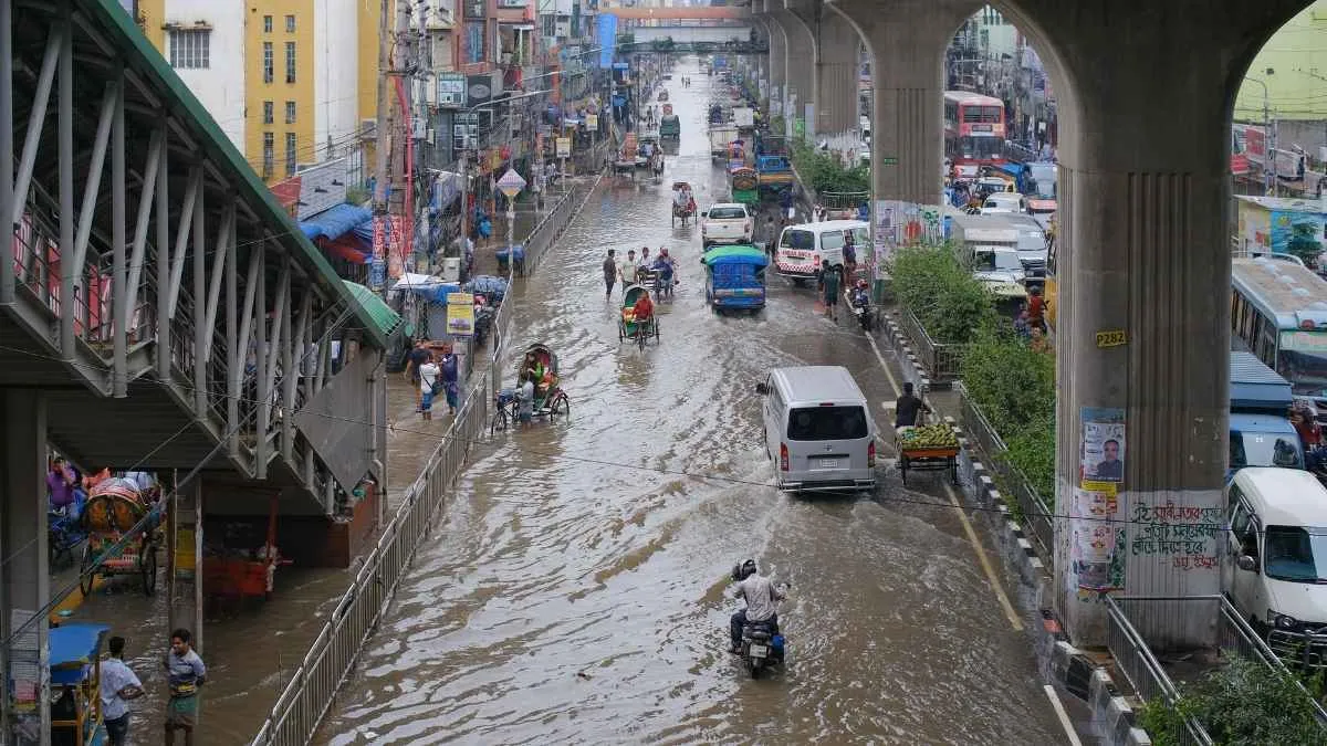 Flash flood in Bangladesh