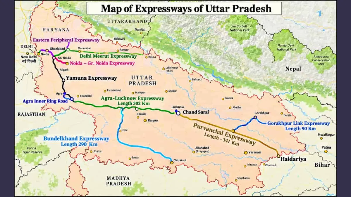 List of Expressways in UP