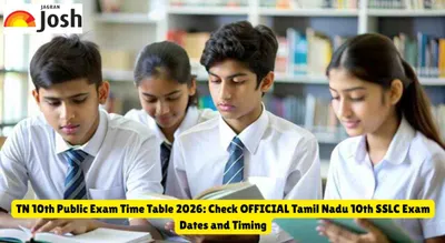 TN 10th Public Exam Time Table 2026: Check OFFICIAL Tamil Nadu 10th SSLC Exam Dates and Timing