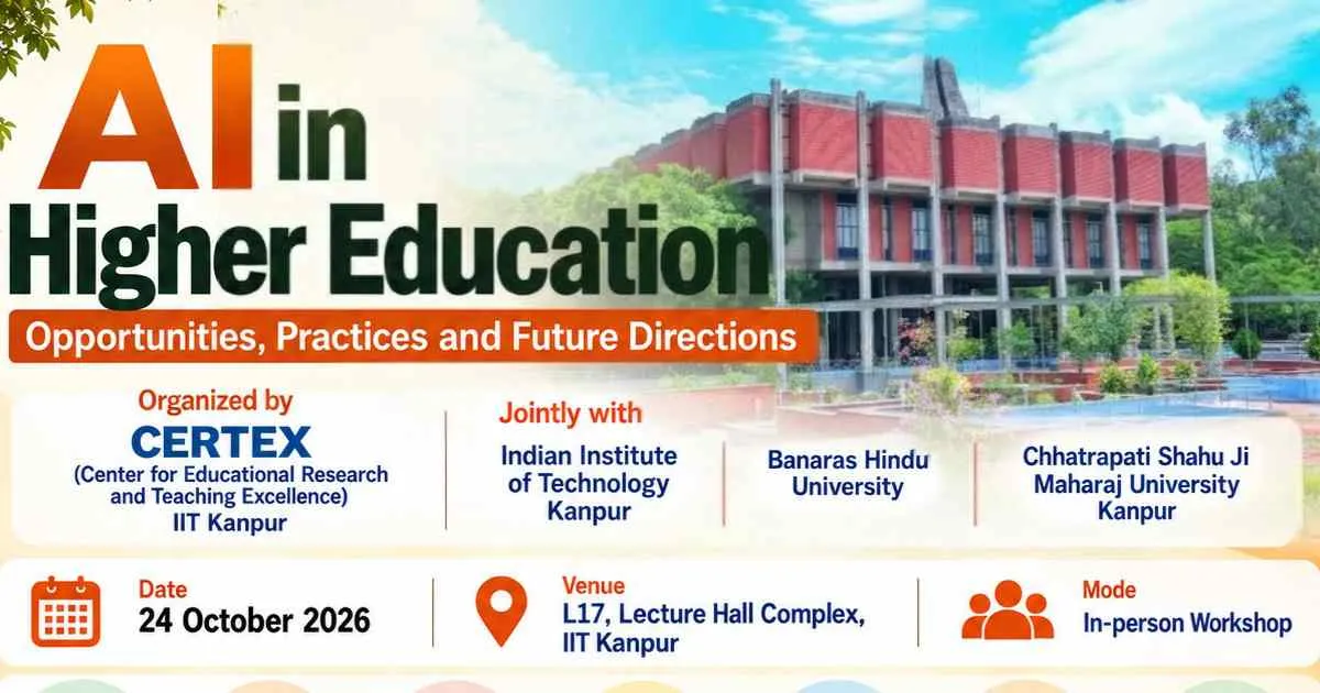 BHU, IIT Kanpur, CSJMU to Hold National Workshop on AI in Higher Education