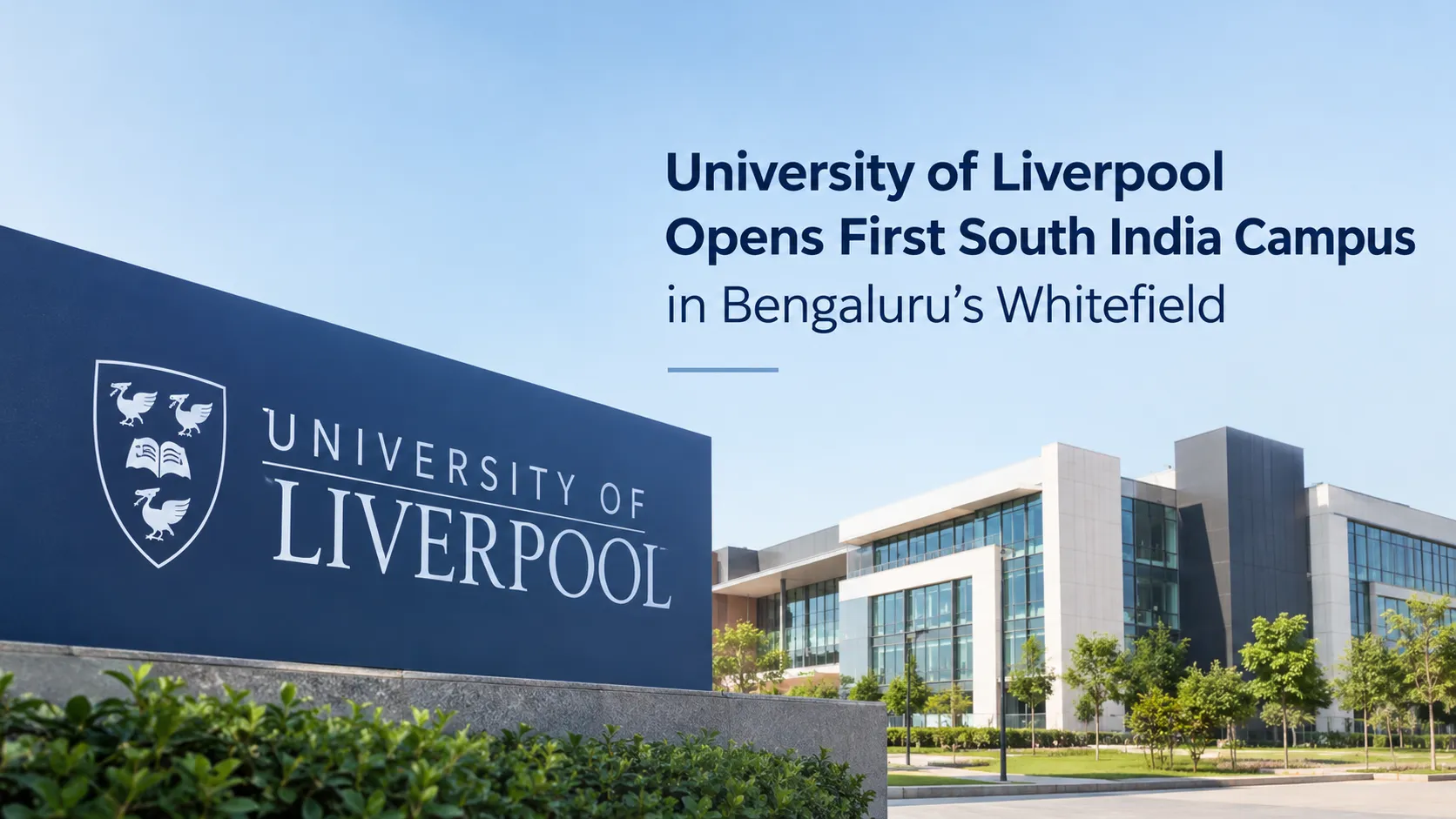 University of Liverpool Opens First South India Campus in Bengaluru's Whitefield
