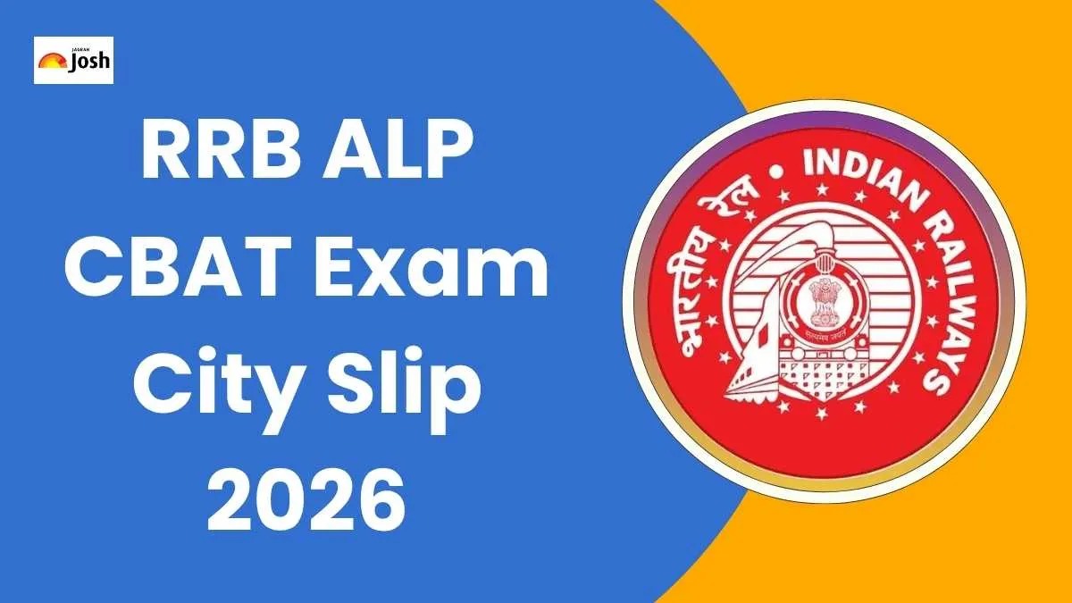RRB ALP CBAT Exam City Slip 2026
