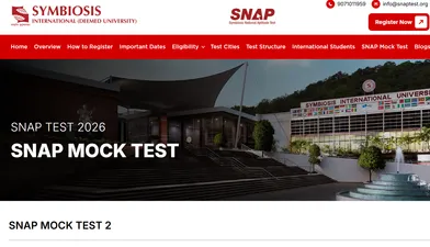SNAP 2026 Mock Test 2 On October 23, Registration Closes Today, Check How To Apply SNAP 2026 Mock Test 2 On October 23, Registration Closes Today, Check How To Apply
