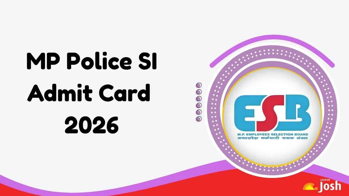 MP SI Admit Card 2026 डाउनलोड करें।