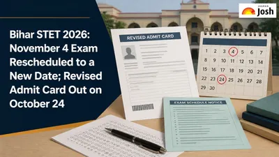 Bihar STET 2026: Nov 4 Exam Rescheduled to Nov 21; Admit Cards Oct 24